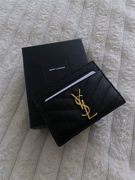 ysl cassandra card holder|YSL card cases.